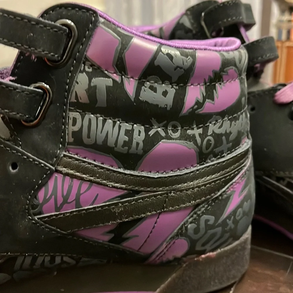 Reebok Freestyle Hi Alicia Keys Matters of the Heart Shoes Sneakers Womens 7.5